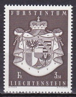 Liechtenstein, 1969, Coat Of Arms, 3.50Fr, MNH - Unused Stamps
