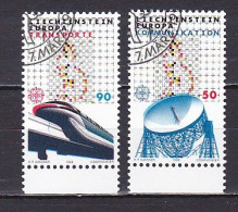 Liechtenstein, 1988, Europa CEPT, Set, CTO - Gebruikt