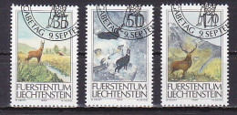 Liechtenstein, 1986, Hunting, Set, CTO - Oblitérés