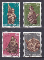 Liechtenstein, 1977, Christmas, Set, CTO - Gebruikt