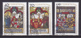 Liechtenstain, 1979, Heraldic Windows, Set, CTO - Used Stamps