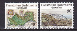 Liechtenstein, 1977, Europa CEPT, Set, CTO - Gebruikt