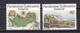 Liechtenstein, 1977, Europa CEPT, Set, CTO - Oblitérés