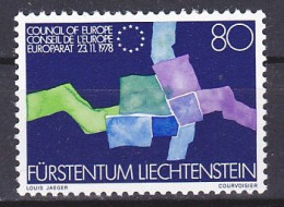 Liechtenstein, 1979, Liechtenstein In Council Of Europe, 80rp, MNH - Nuovi