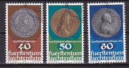 Liechtenstein, 1978, Coins 2nd Series, Set, CTO - Usati