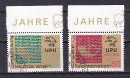 Liechtenstein, 1974, UPU Centenary, Set, CTO - Gebruikt