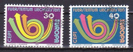 Liechtenstein, 1973, Europa CEPT, Set, CTO - Gebraucht