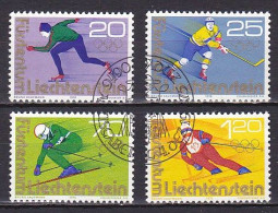 Liechtenstein, 1975, Olympic Winter Games 1976, Set, CTO - Gebruikt