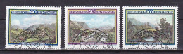 Liechtenstein, 1982, Moritz Menzinger, Set, CTO - Used Stamps