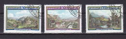 Liechtenstein, 1982, Moritz Menzinger, Set, CTO - Used Stamps