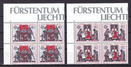 Liechtenstein, 1982, Europa CEPT, Block Set, MNH - Blocks & Kleinbögen