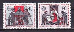 Liechtenstein, 1982, Europa CEPT, Set, MNH - Unused Stamps