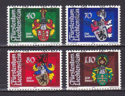 Liechtenstein, 1982, Bailiffs Coat Of Arms 3rd Series, Set, CTO - Used Stamps