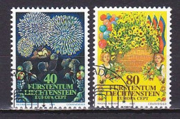 Liechtenstein, 1981, Europa CEPT, Set, CTO - Used Stamps