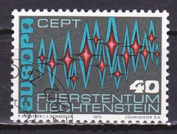 Liechtenstein, 1972, Europa CEPT, 40rp, CTO - Oblitérés