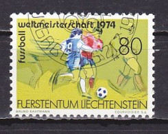 Liechtenstein, 1974, World Cup Football Championships, 80rp, CTO - Oblitérés