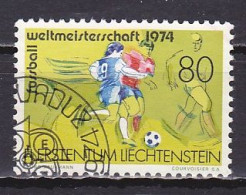 Liechtenstein, 1974, World Cup Football Championships, 80rp, CTO - Used Stamps