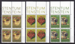 Liechtenstein, 1980, Alpine Dairy Farming Implements, Block Set, MNH - Bloques & Hojas