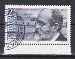 Liechtenstein, 1989, Joseph Rheinberger, 2.90Fr, CTO - Gebraucht