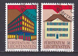 Liechtenstein, 1990, Europa CEPT, Set, CTO - Gebruikt