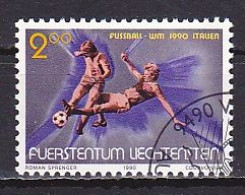 Liechtenstein, 1990, World Cup Football Championship, 2.00Fr, CTO - Gebruikt