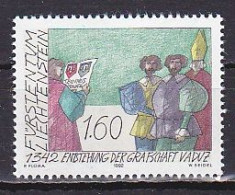 Liechtenstein, 1992, Vaduz County 650th Anniv, 1.60Fr, MNH  - Nuevos