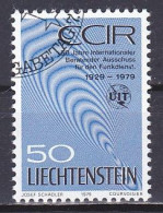 Liechtenstein, 1979, International Radio Consultative Committee, 50rp, CTO - Gebruikt