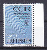 Liechtenstein, 1979, International Radio Consultative Committee, 50rp, MNH - Nuovi