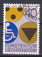 Liechtenstein, 1981, International Year Of The Disabled, 40rp, CTO - Gebraucht