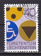 Liechtenstein, 1981, International Year Of The Disabled, 40rp, CTO - Gebraucht