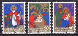 Liechtenstein, 1981, Christmas, Set, CTO - Used Stamps