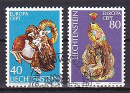 Liechtenstein, 1976, Europa CEPT, Set, CTO - Gebruikt