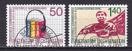 Liechtenstein, 1988, Cultural Co-operation With Costa Rica, Set, Cto - Ungebraucht