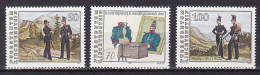 Liechtenstein, 1991, Last Military Mobilization 125th Anniv, Set, MNH - Nuevos