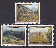 Liechtenstein, 1993, Paintings/Hans Gantner, Set, MNH - Ongebruikt