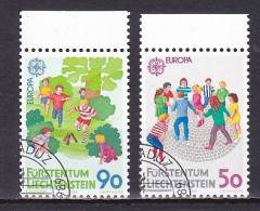 Liechtenstein, 1989, Europa CEPT, Set, CTO - Oblitérés