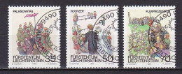 Liechtenstein, 1986, Religious Festivals, Set, CTO - Used Stamps