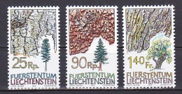 Liechtenstein, 1986, Tree Bark, Set, MNH - Neufs