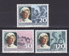 Liechtenstein, 1985, Liechtenstein Red Cross 40th Anniv, Set, MNH - Ungebraucht