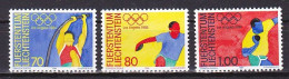 Liechtenstein, 1984, Olympic Summer Games, Set, MNH - Unused Stamps