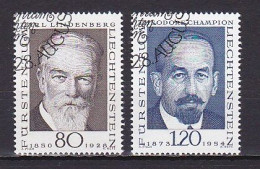 Liechtenstein, 1969, Pioneers Of Philately 2nd Series, Set, CTO - Used Stamps