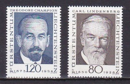 Liechtenstein, 1969, Pioneers Of Philately 2nd Series, Set, MNH - Unused Stamps