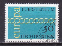 Liechtenstein, 1971, Europa CEPT, 50rp, CTO - Usados