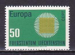 Liechtenstein, 1970, Europa CEPT, 50rp, MNH - Neufs