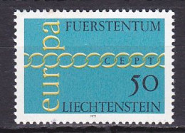 Liechtenstein, 1971, Europa CEPT, 50rp, MNH - Unused Stamps