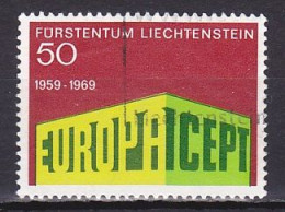 Liechtenstein, 1969, Europa CEPT, 50rp, USED - Gebruikt