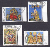 Liechtenstein, 1976, Christmas, Set, CTO - Used Stamps