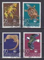 Liechtenstein, 1976, World Wildlife Fund/WWF, Set, CTO - Gebraucht