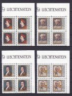 Liechtenstein, 1981, Visitors Portraits 1st Series, Block Set, CTO - Blocks & Sheetlets & Panes