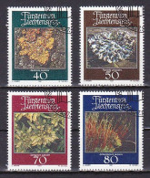 Liechtenstein, 1981, Mosses & Lichens, Set, CTO - Usados